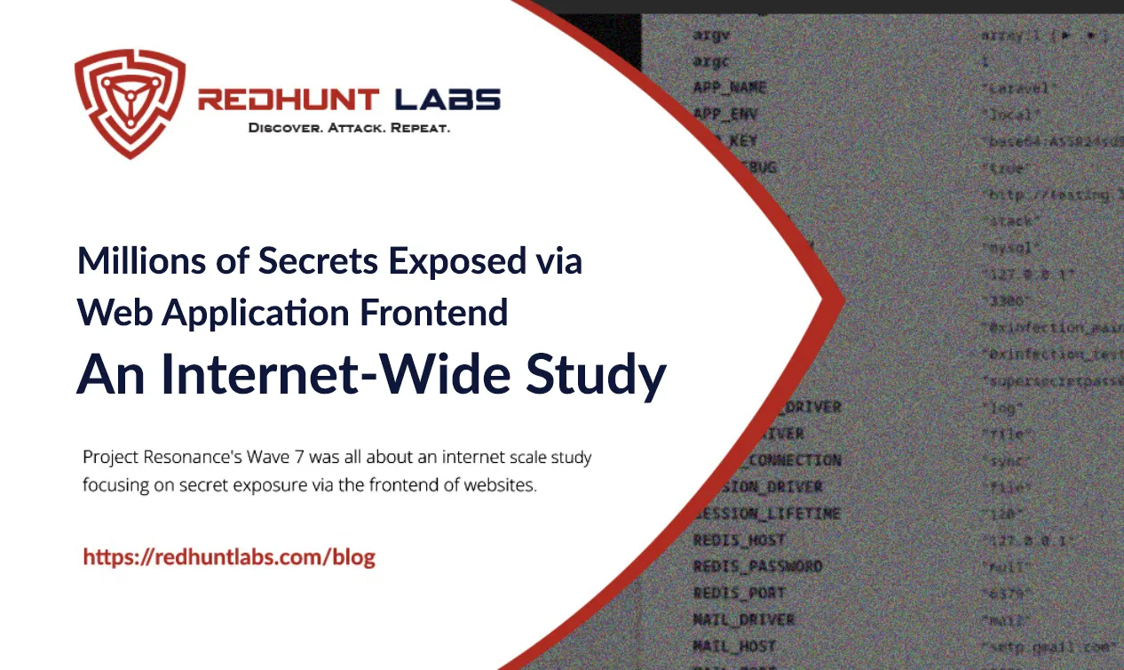 Millions of Secrets Exposed via Web Application Frontends - Wave 7